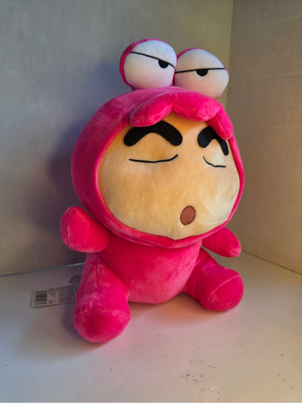 MINISO Crayon Shinchan Waniyamasan Pink Crocodile Costume Plush 11in NWT